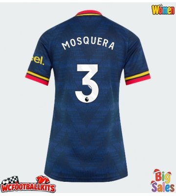 Arsenal Cristhian Mosquera #3 Replica Away Stadium Shirt for Women 2026-27 Short Sleeve